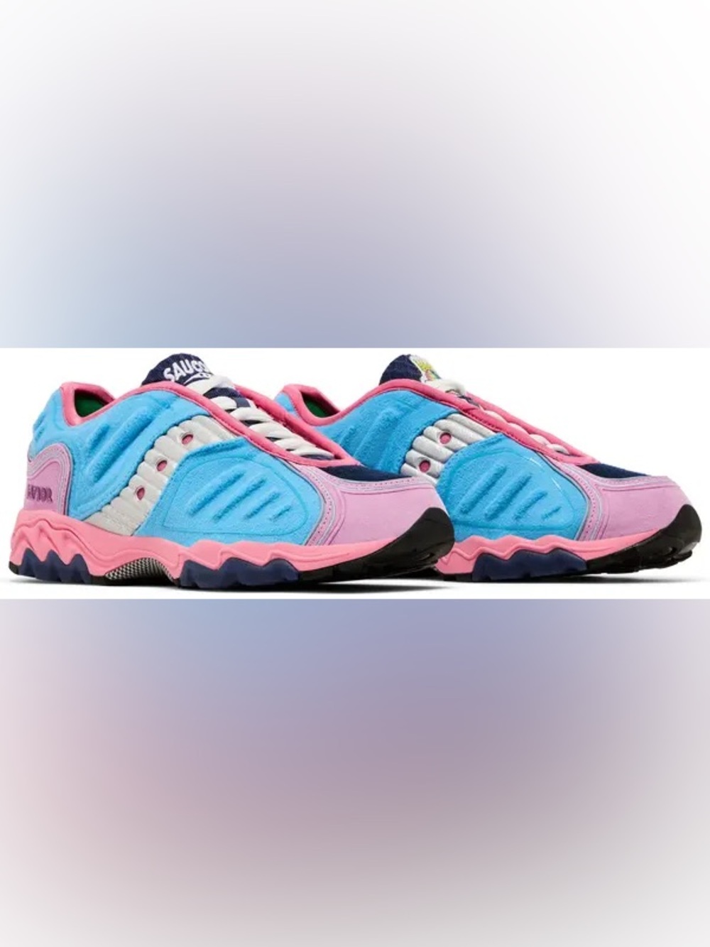 NEW JAE TIPS X SAUCONY MATRIX 'No Shoes in the House’ in Splash Orchid